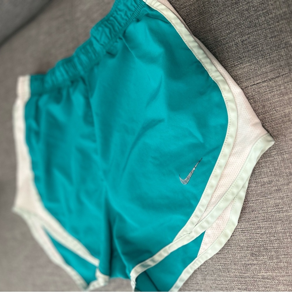 Nike Dri-Fit Running Shorts Bundle XS Pink Teal 3” Inseam - Picture 3 of 9